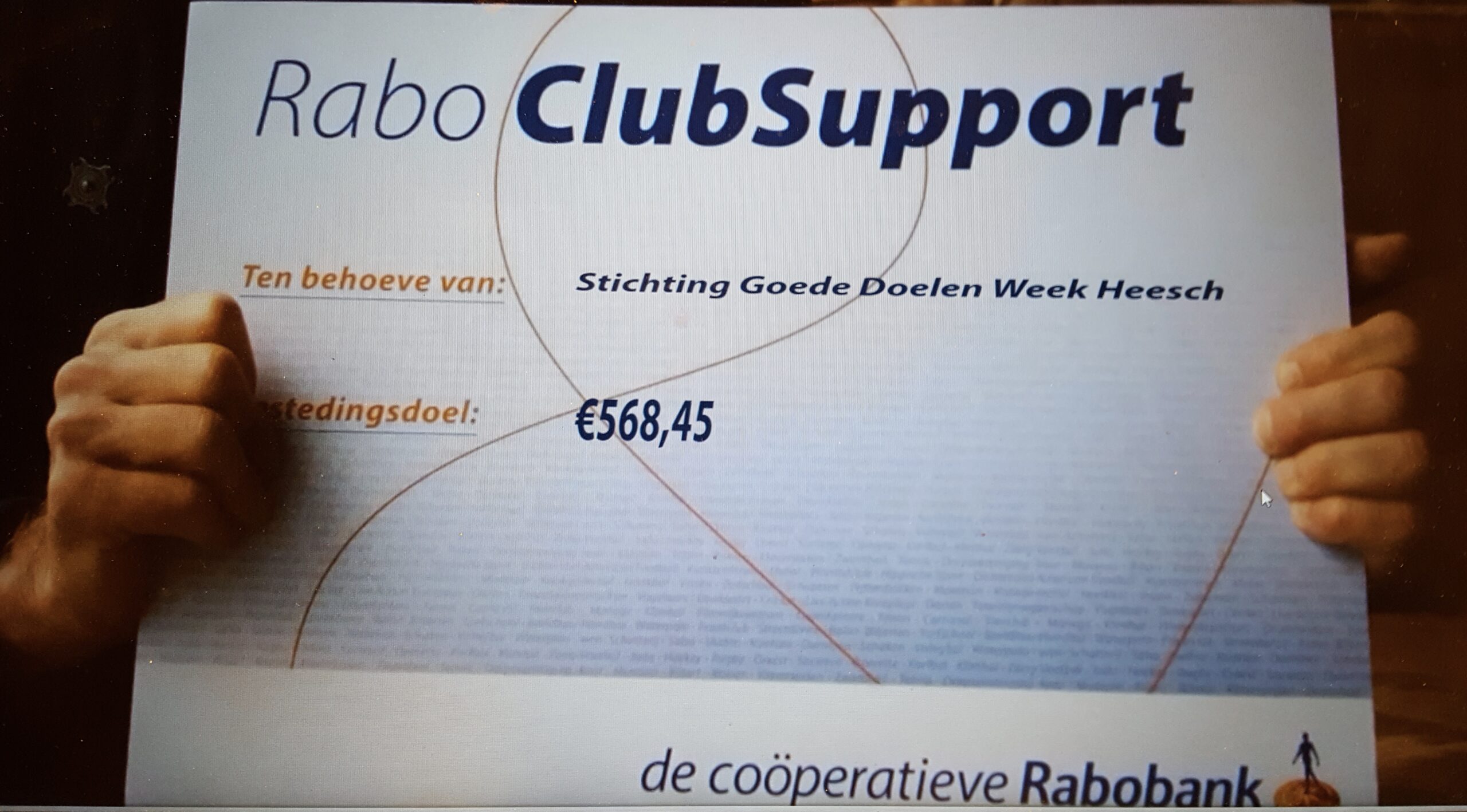 Opbrengst Rabo ClubSupport